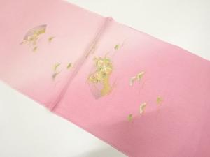 未使用品　正絹　金彩　帯揚げ